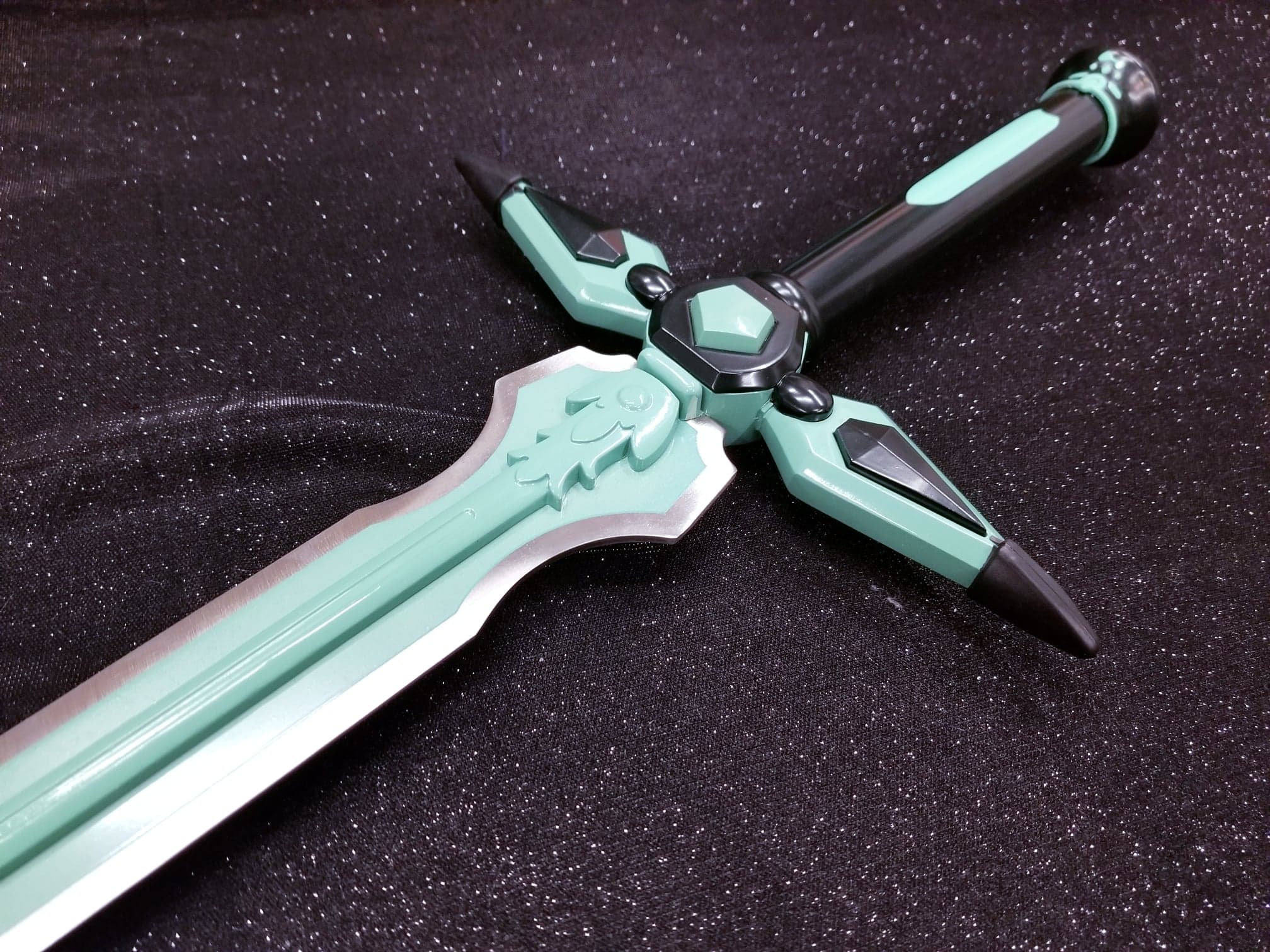 Dark Repulser Sword Art Online Kirito Steel Prop Replica Etsy