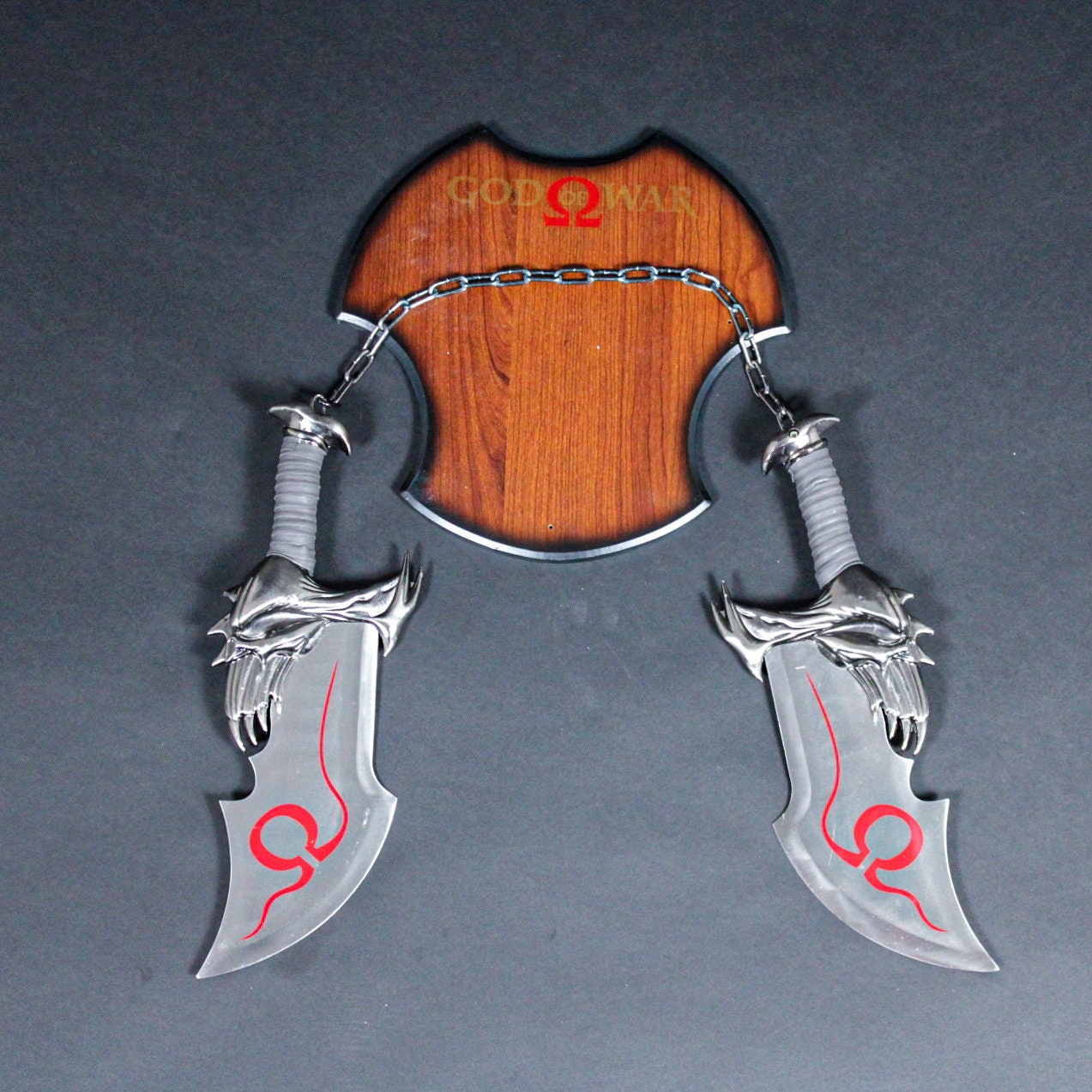 Kratos blades of Chaos God of War Chained Knife Etsy