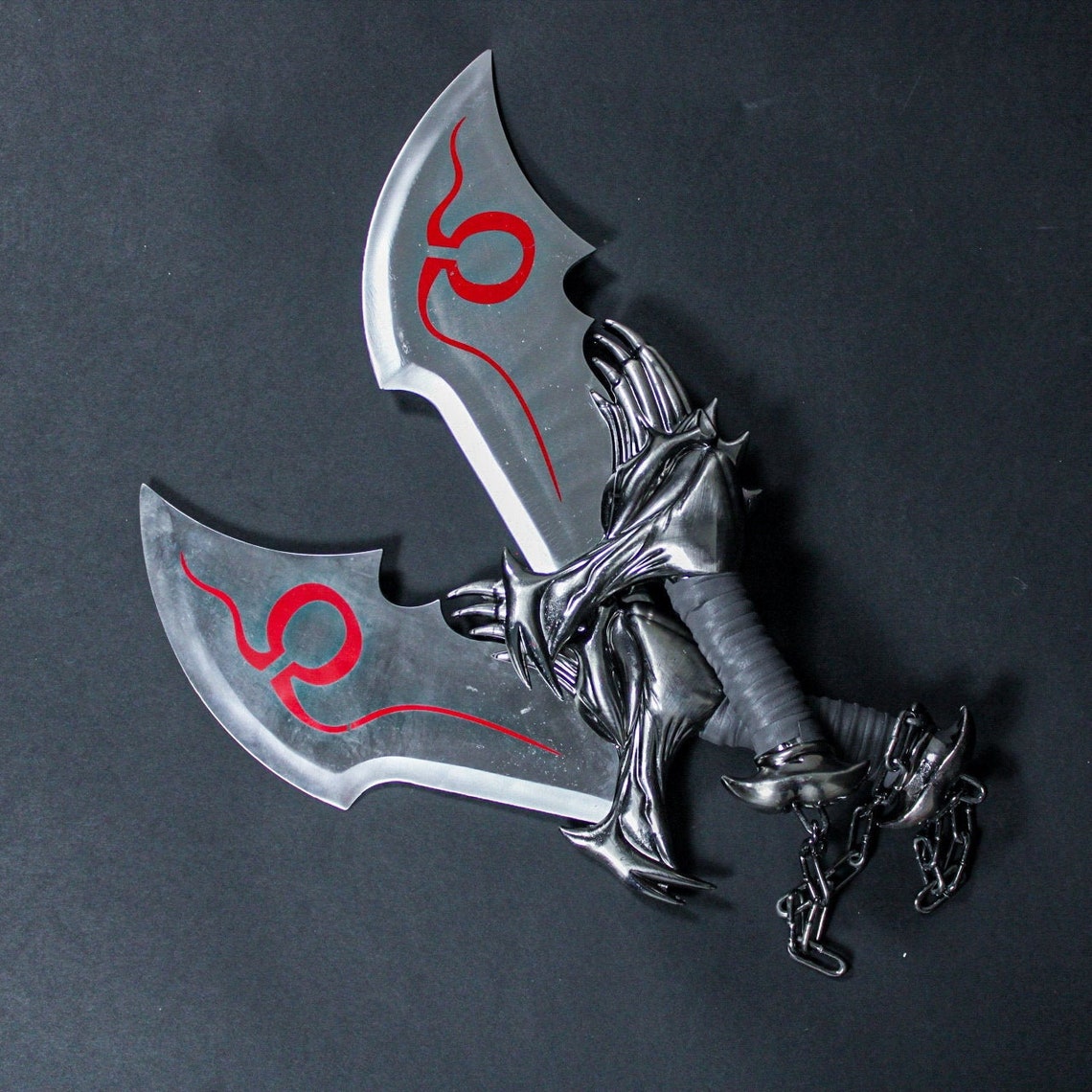 Kratos Blades of Chaos God of War Chained Knife Etsy