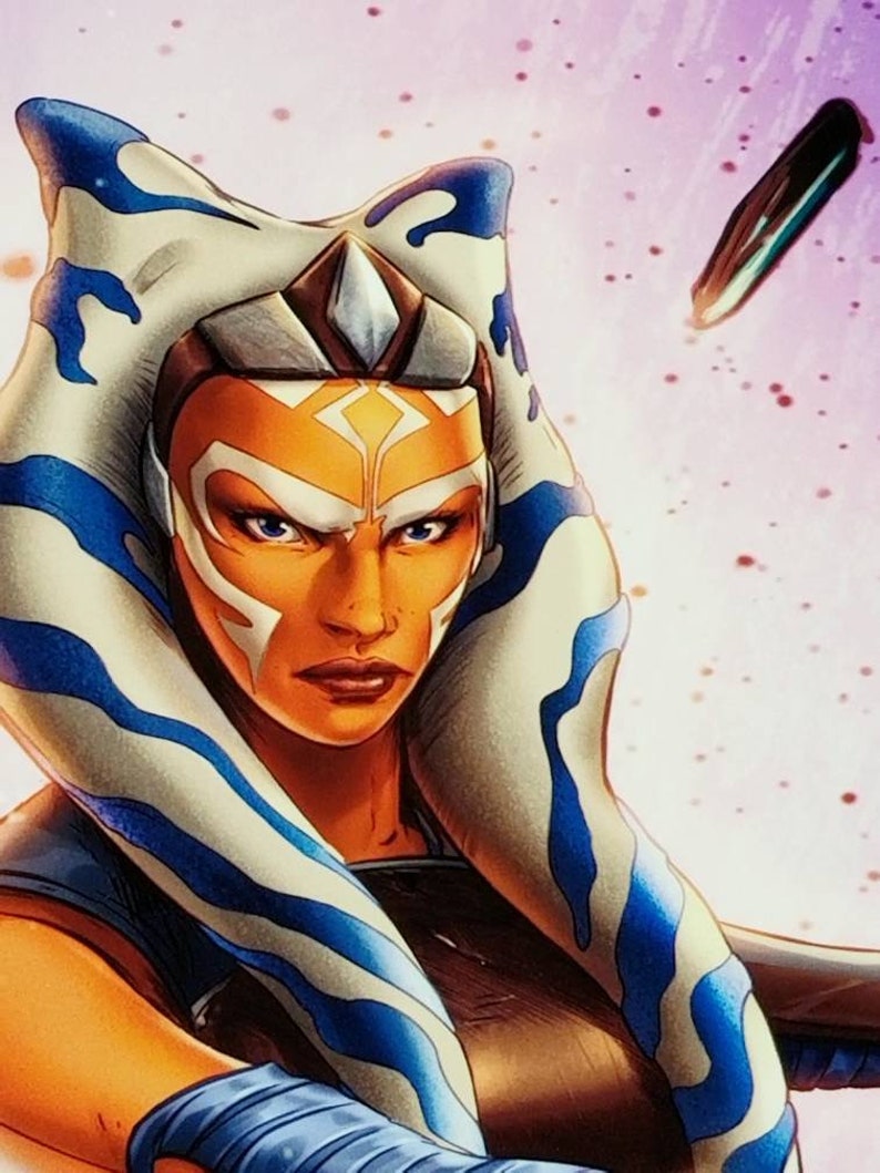 star wars rebels ahsoka tano art print    jedi etsy