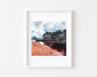 Large Giclée Print • End of the River