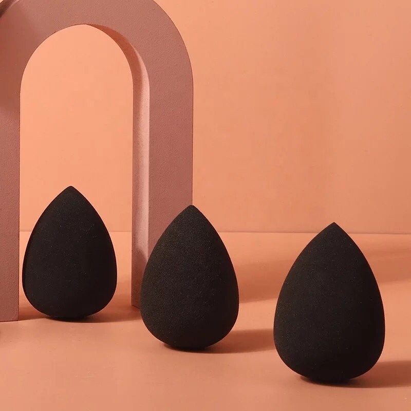 EDA LUXURY BEAUTY Black Makeup Sponge Super Soft Puff Blender Blending