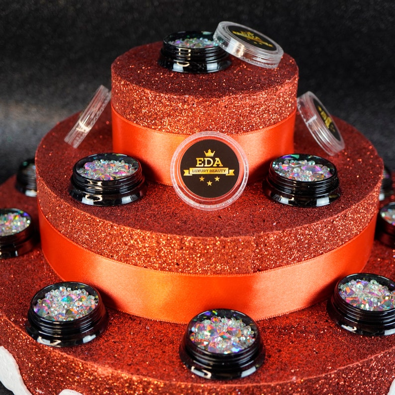 EDA Luxury Beauty Ab Glass Colorful 3D Diamond Crystals Shiny Etsy