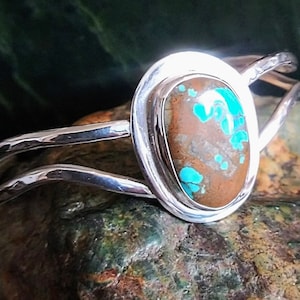 Really nice Royston spiderweb turquoise bracelet Holiday special