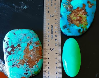 This weeks preview of turquoise and chrysoprase for ring,bracelet. Made in Mendocino. NOT FOR SALE until finished