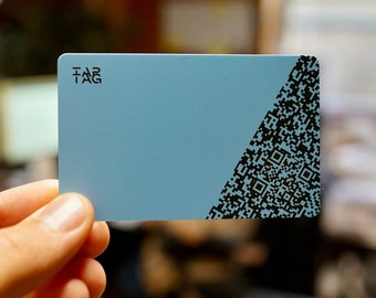 5 Colors | Tap Business Card w/ Profile and Contact Download Included