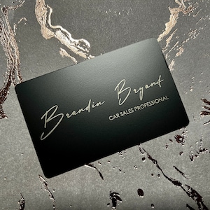 Custom Engraved Steel NFC Card