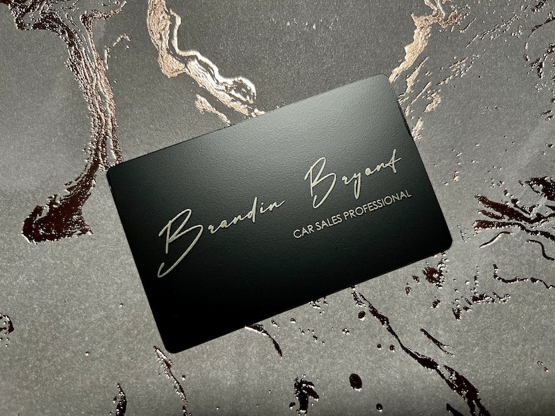 Custom Engraved Steel NFC Card