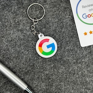 Google レビュー キーチェーン、タップしてレビュー、インスタント レビュー、非接触型レビュー