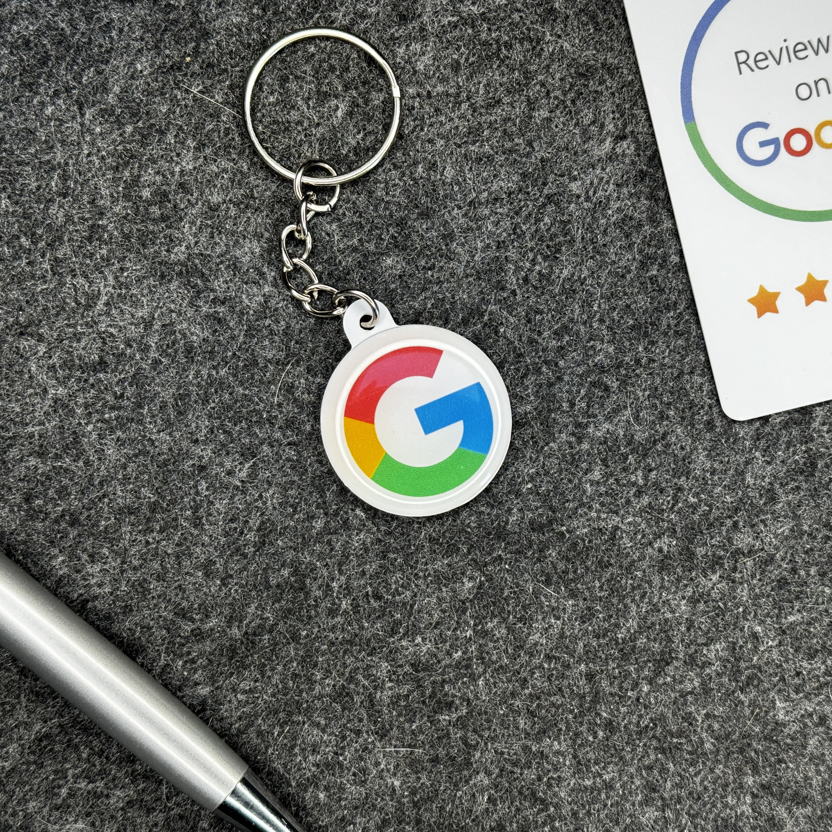 NFC Tap Google Review Keychain: Contactless Instant Reviews - Etsy