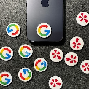 Custom Google Review NFC Tag, Custom Sticky Tag, Phone Case Tag, Tap NFC Tag