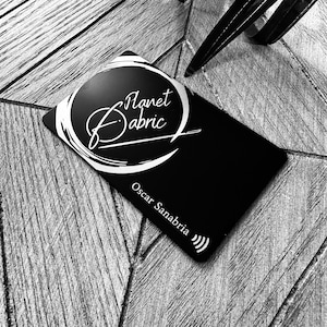 Custom Engraved Steel NFC Card