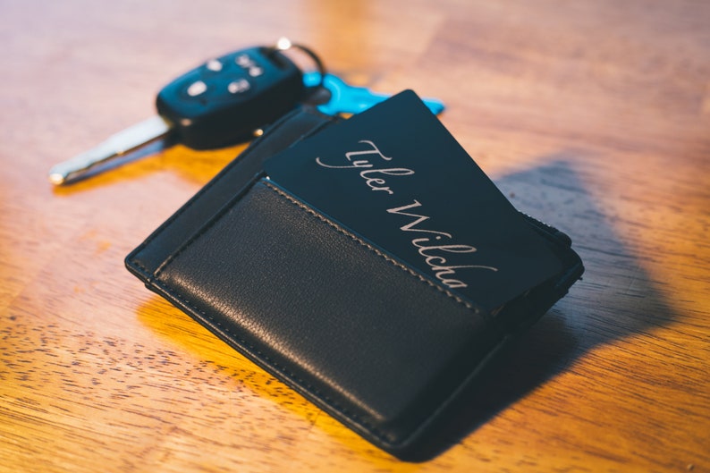 Custom Engraved Steel NFC Card