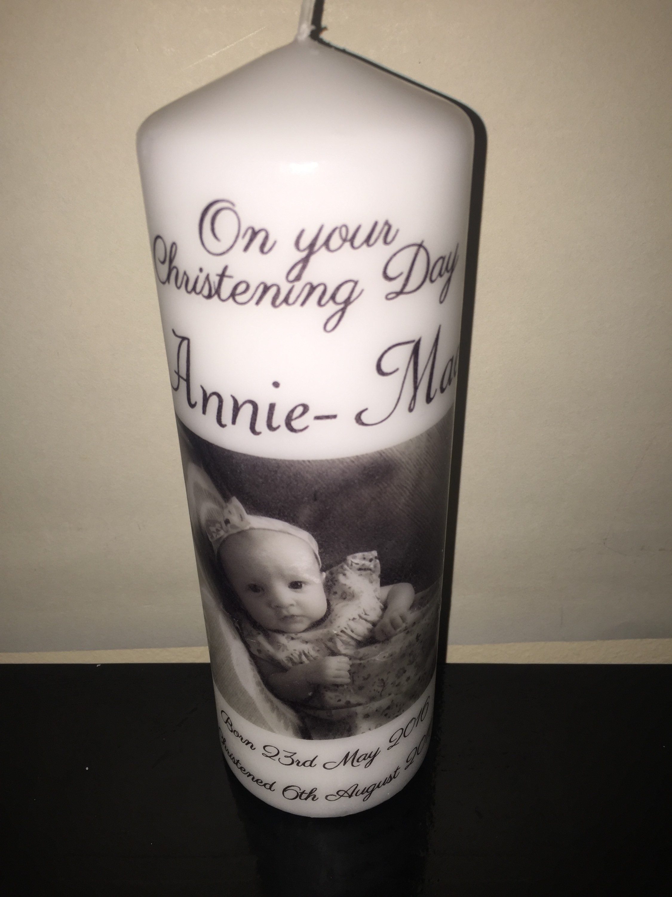 Christening / Baptism Candle Skerries Co Dublin Ireland Etsy