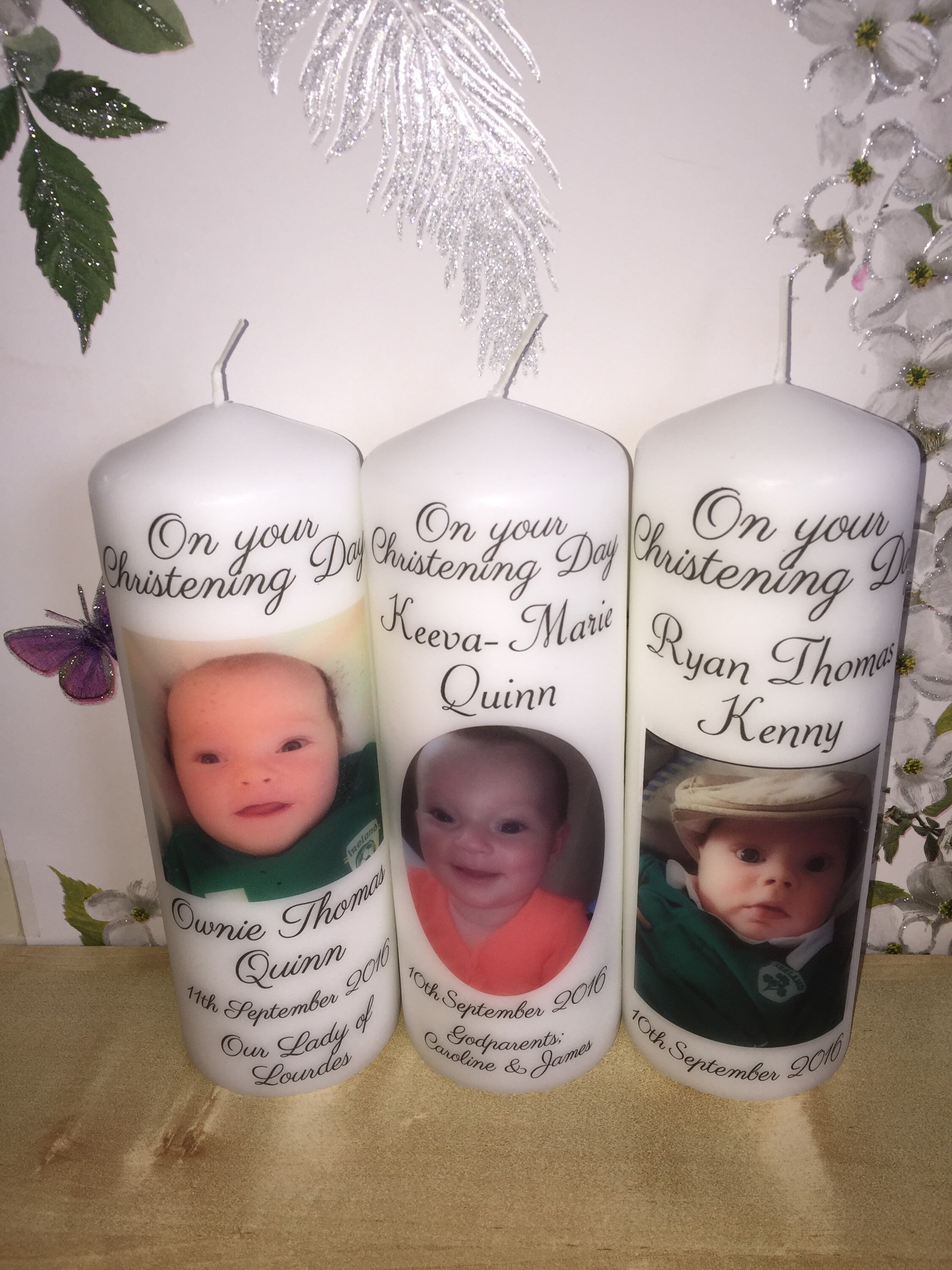 Christening / Baptism Candle Skerries Co Dublin Ireland Etsy UK
