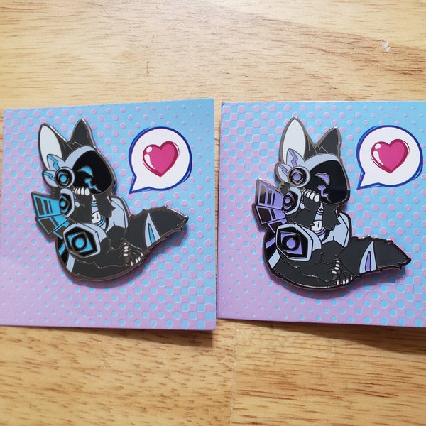 Glow in the dark protogen pins !