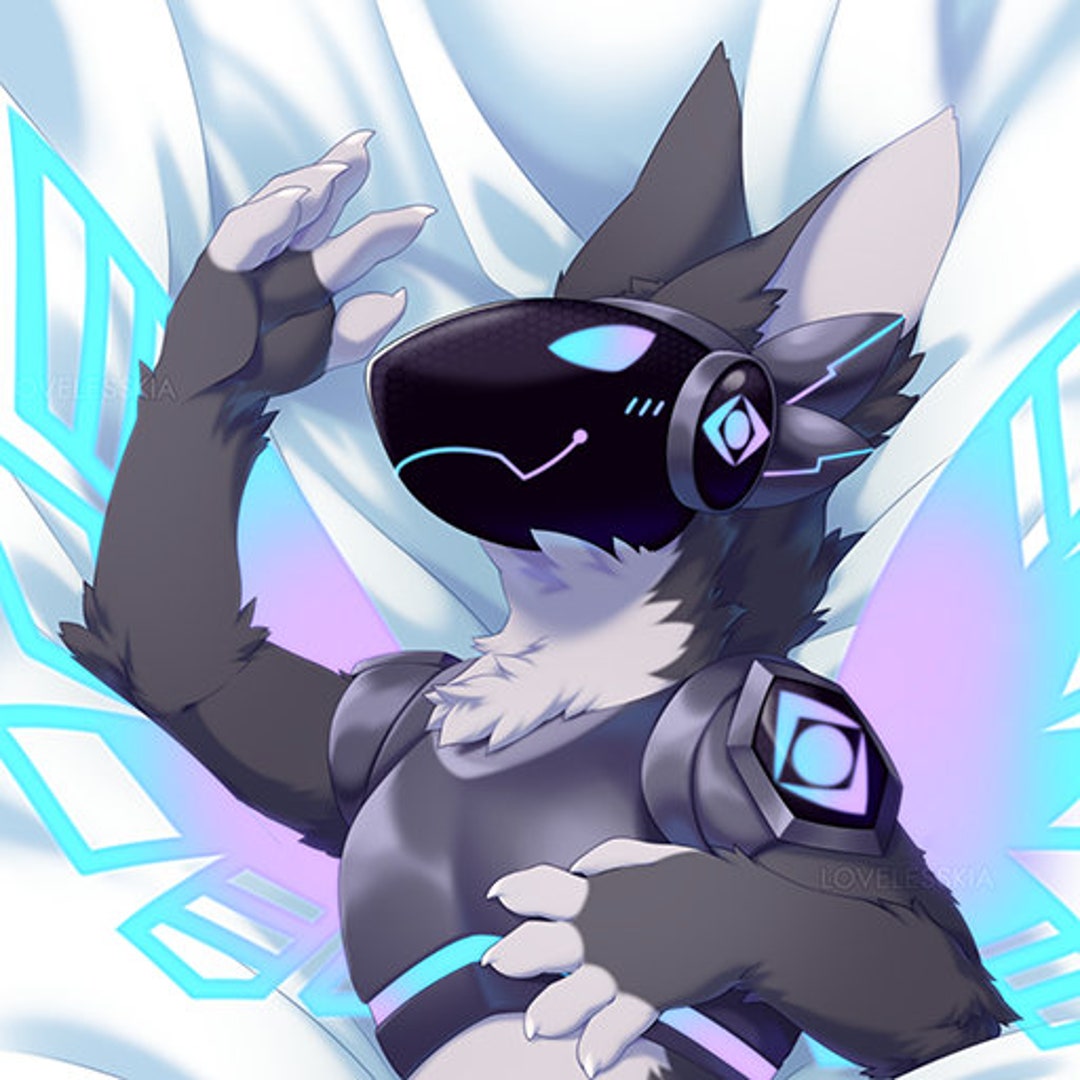 SALE Spectrum Protogen Body Pillow Cover/dakimakura 