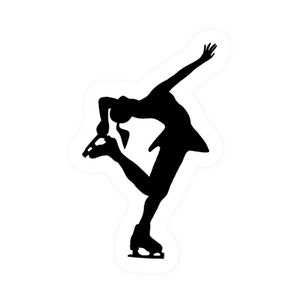 Kunstschaatsen Vinyl Decals Laptop Waterfles Auto