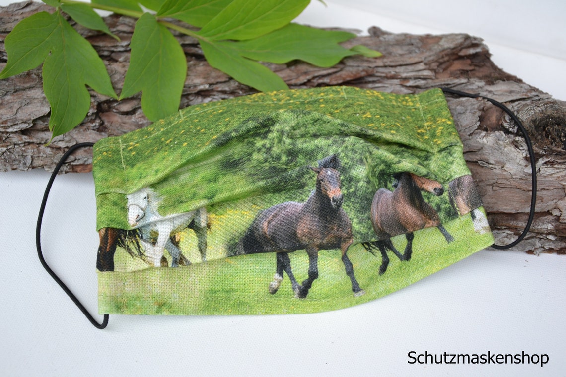 Protective Mask horses Etsy