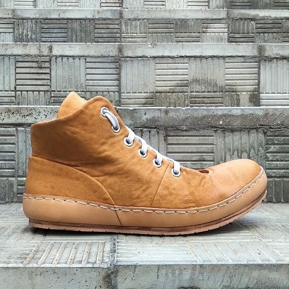 leather sole sneakers