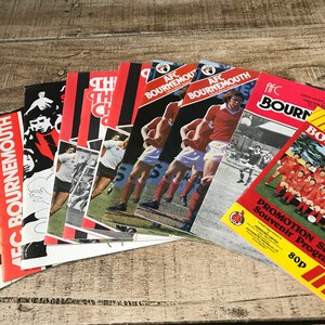 Various Retro football programmes