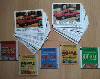 DIGITAL Retro Turbo Bubble Gum Pictures: Series 1-50 + Wrappers (Digital to Download)