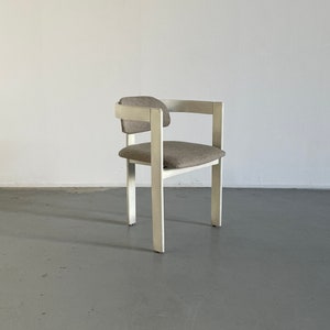Vintage Dining Chair in Style of 'Pamplona' Chair by Augusto Savini for Pozzi, 1970s Italy