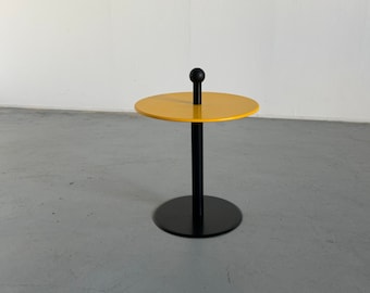 Vintage Yellow Postmodern Side Table from Ikea, 1980s Sweden