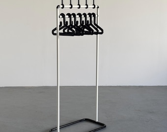 Italian Postmodern Metal Coat Rack, 1980s