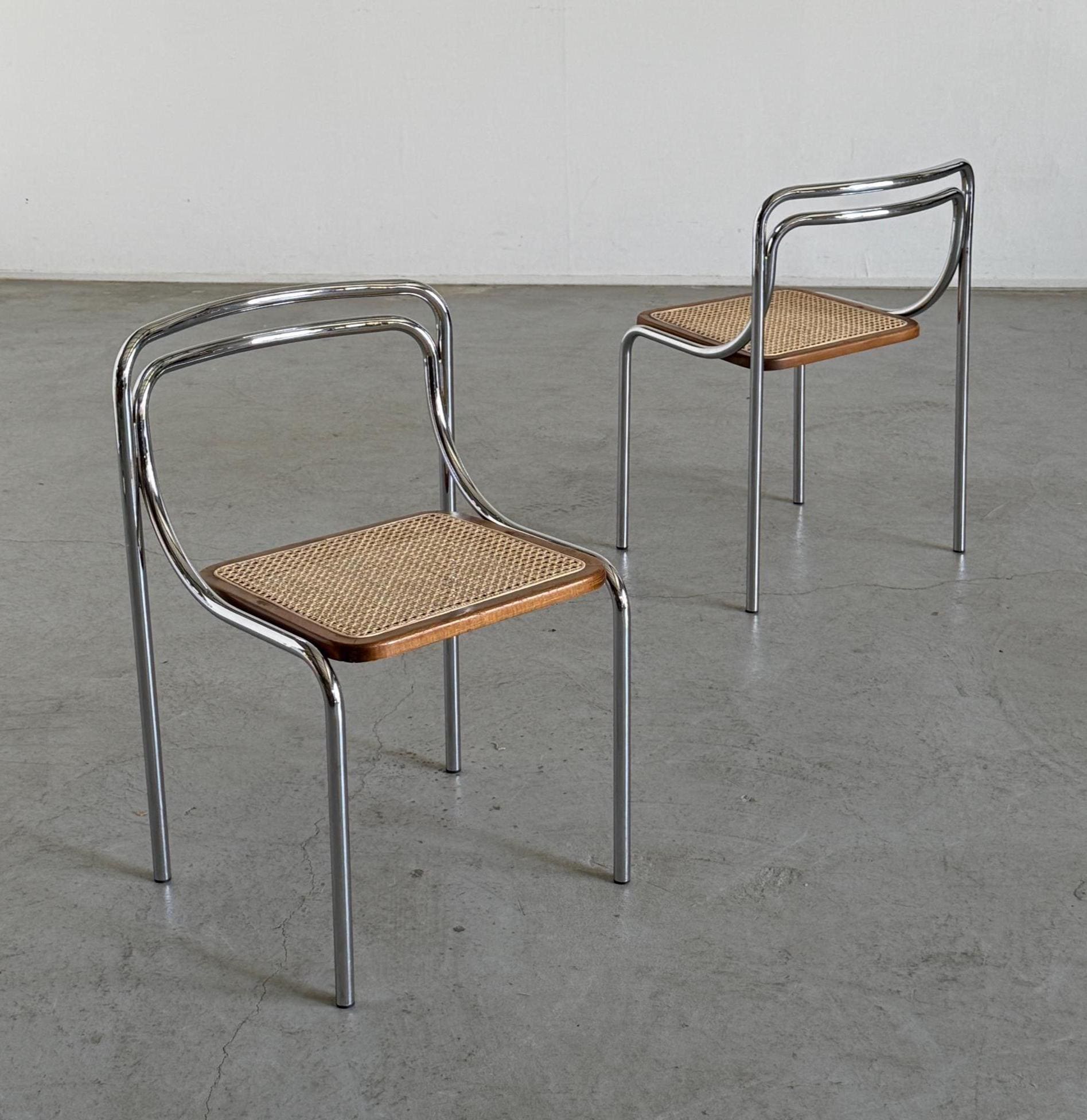 椅子 vintage 90's Postmodern Chair Postmodern Italian Design Leather Dining Chair Set by Segis