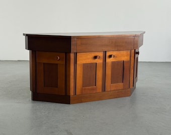 Italian Walnut Sideboard by Silvio Coppola for Bernini, 1960s