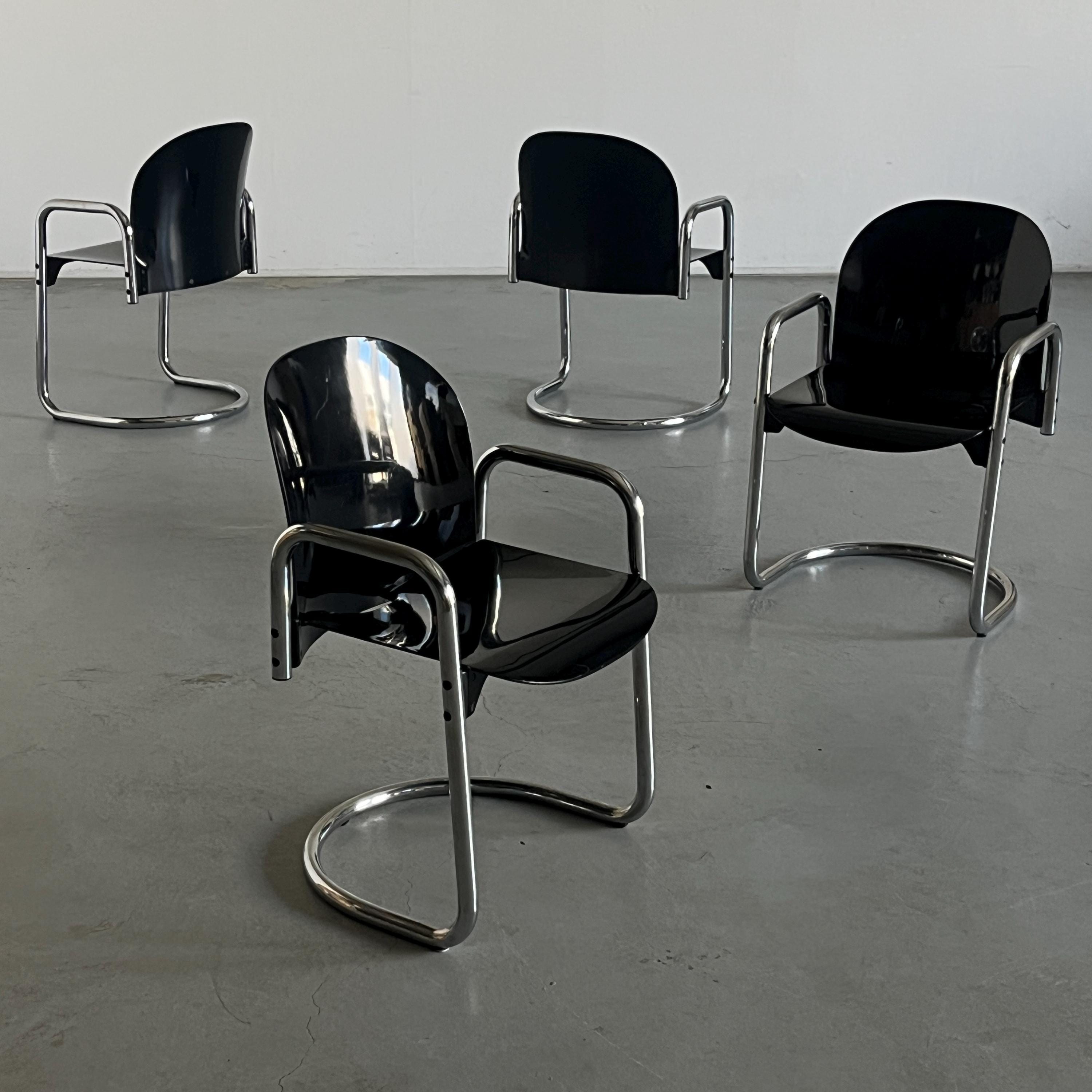 Tobia Scarpa, Italy, knoll チェア 1973 Rosewood and Cognac Leather Tobia Scarpa for Knoll