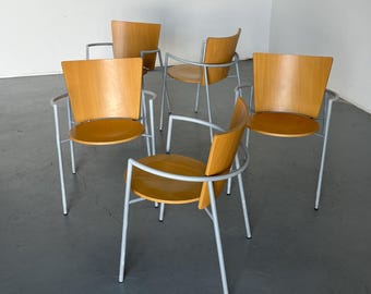 椅子 vintage 90's Postmodern Chair 1990s Postmodern Multi Composed Clam Shell Barrel Chair
