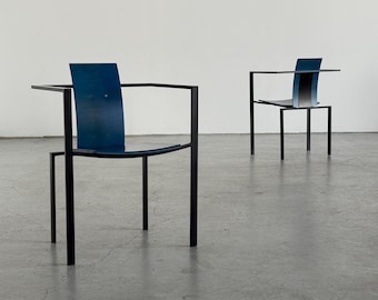 Postmodern Geometrical Chairs by Karl Friedrich Förster for KFF