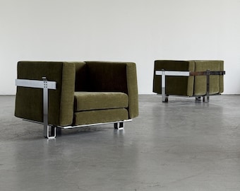 Pair of Armchairs by Kazuhide Takahama for Gavina