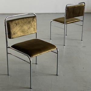 Pair of Mid-Century Modern Armchairs by Horst Heyder, Bauhaus Style, 1970s Germany