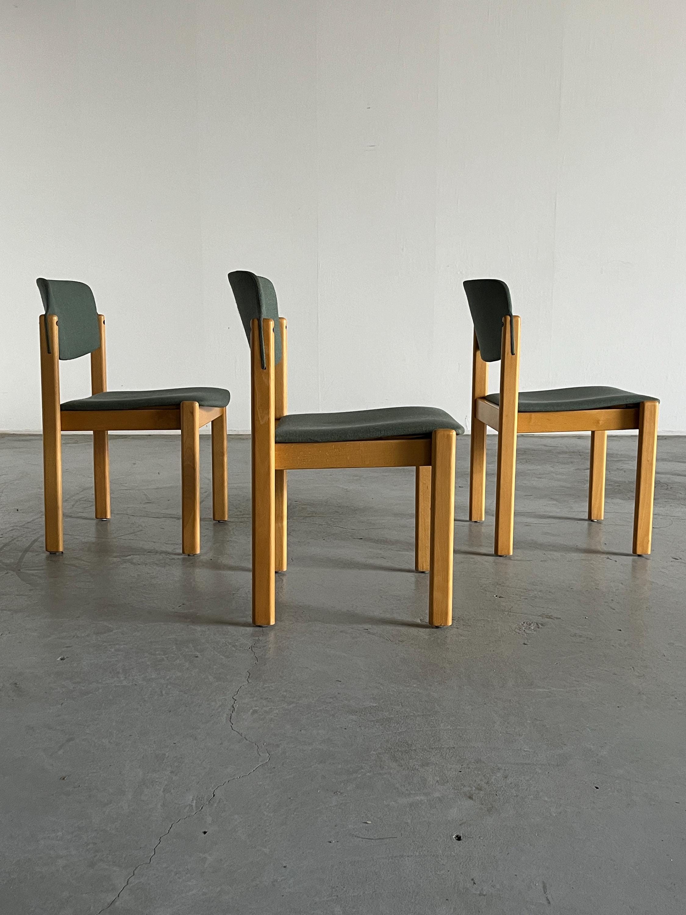 1990's ヴィンテージ wiesner hager ポストモダン 1 of 15 Vintage Mid-century Modern Stackable Dining Chairs