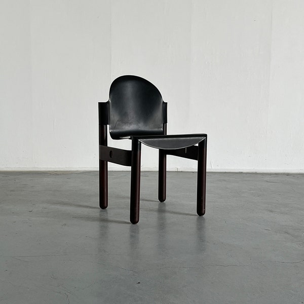 Chaise Thonet Flex 2000 vintage noire par Gerd Lange pour Thonet, 1980s