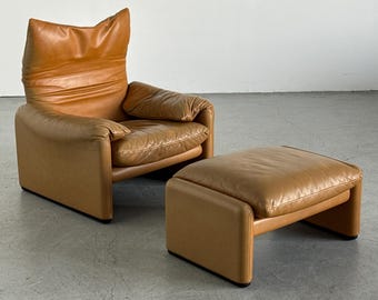 RESERVED Maralunga Seating Set by Vico Magistretti for Cassina