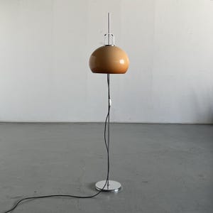 Harvey Guzzini Lucerna Vintage Floor Lamp, Luigi Massoni design, Meblo for Guzzin, Mid Century Lamp 1960s