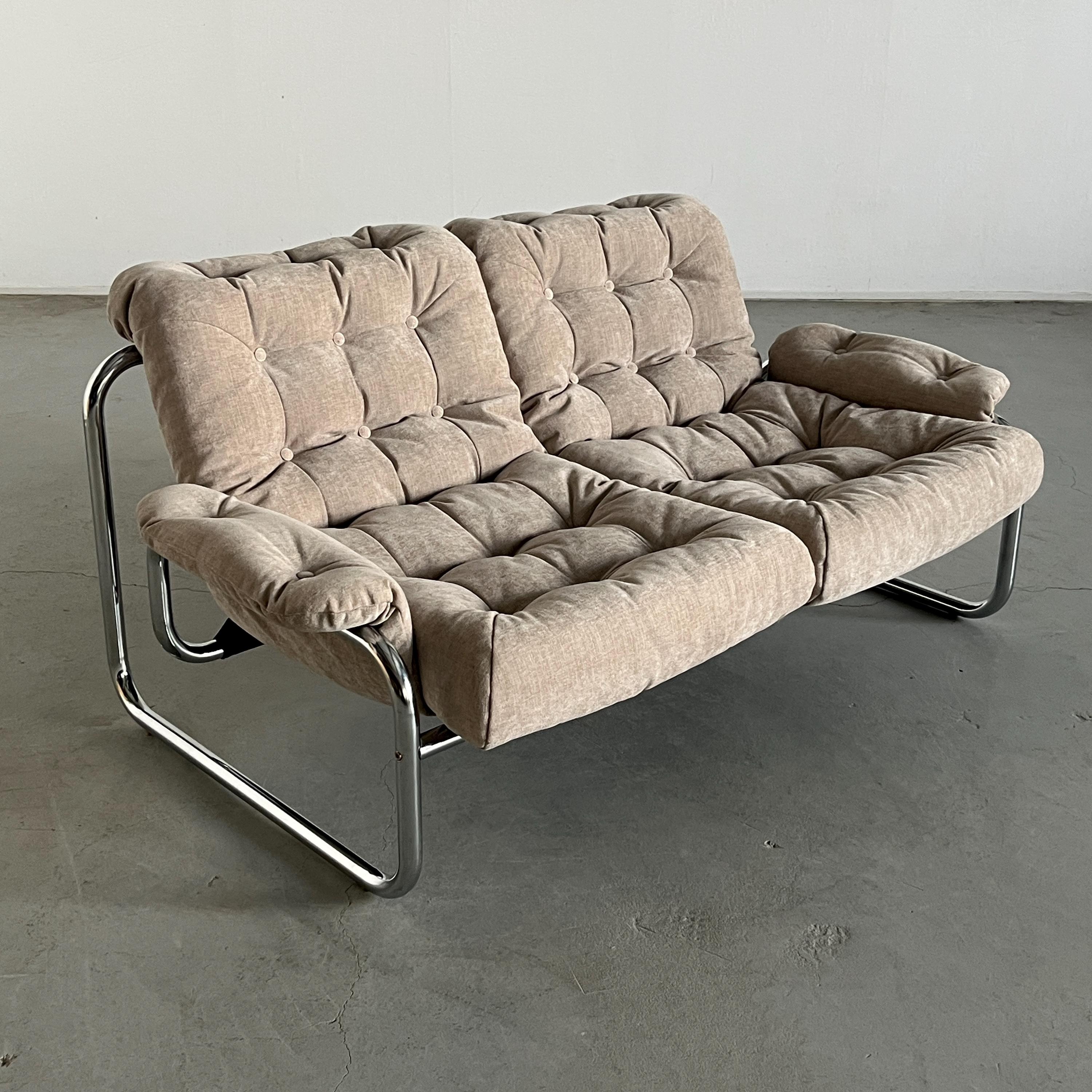 Vintage Ikea 'borkum' Sofa by Johan Häggström, Iconic Vintage Ikea