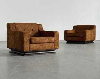 Pair of Italian Mid Century Armchairs by Cinova, 1970s