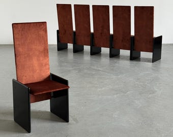 Set of 6 Kazuki Chairs by Kazuhide Takahama for Gavina, 1968 Italy