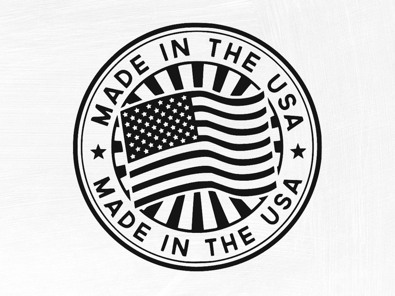 Made in America svg file Etsy