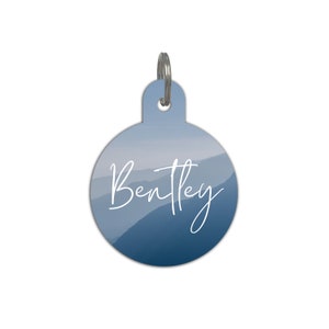 Pet Tag: "Bentley" Blue Mountains Pet ID Tag