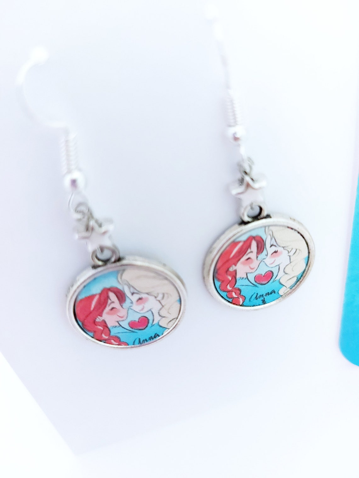 Ohrringe Märchen Frozen Ohrringe Ohrringe Elsa und Anna Etsy