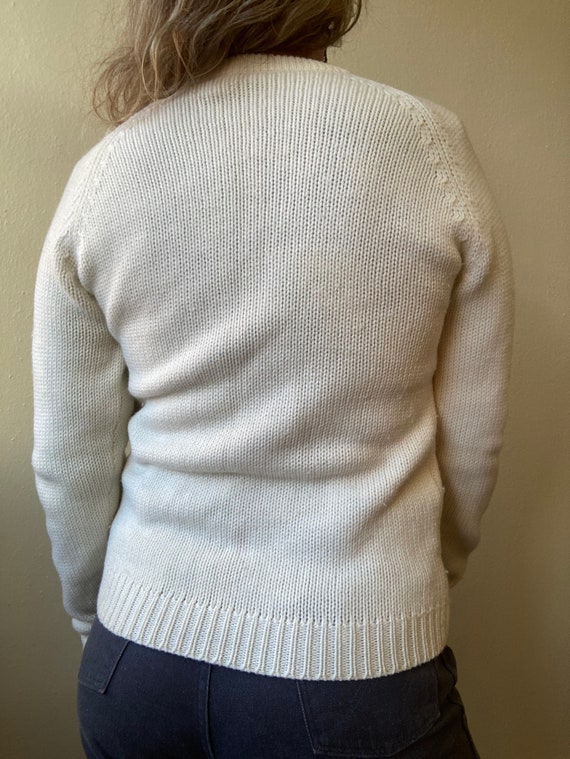 Puritan Sportswear, 100% Wool, Crew Neck Sweater - image 9