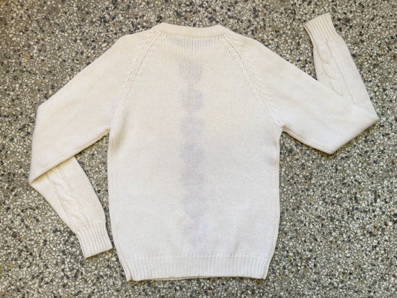 Puritan Sportswear, 100% Wool, Crew Neck Sweater - image 5