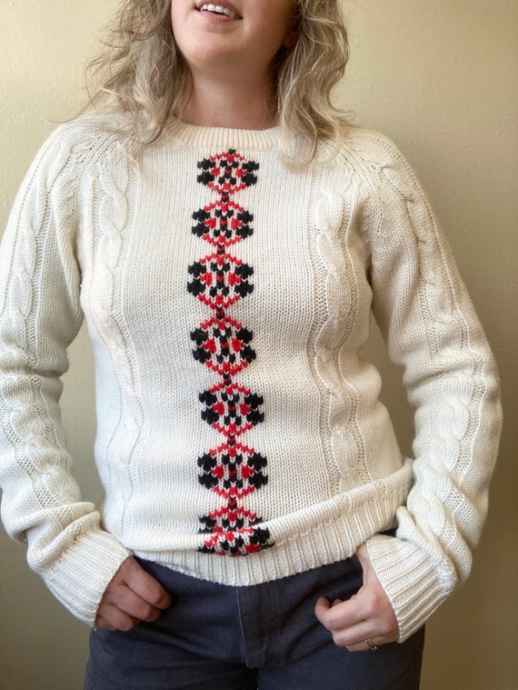 Puritan Sportswear, 100% Wool, Crew Neck Sweater - image 8