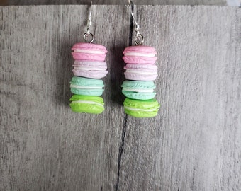 Darling Set of Stacked Macaroon Earrings!